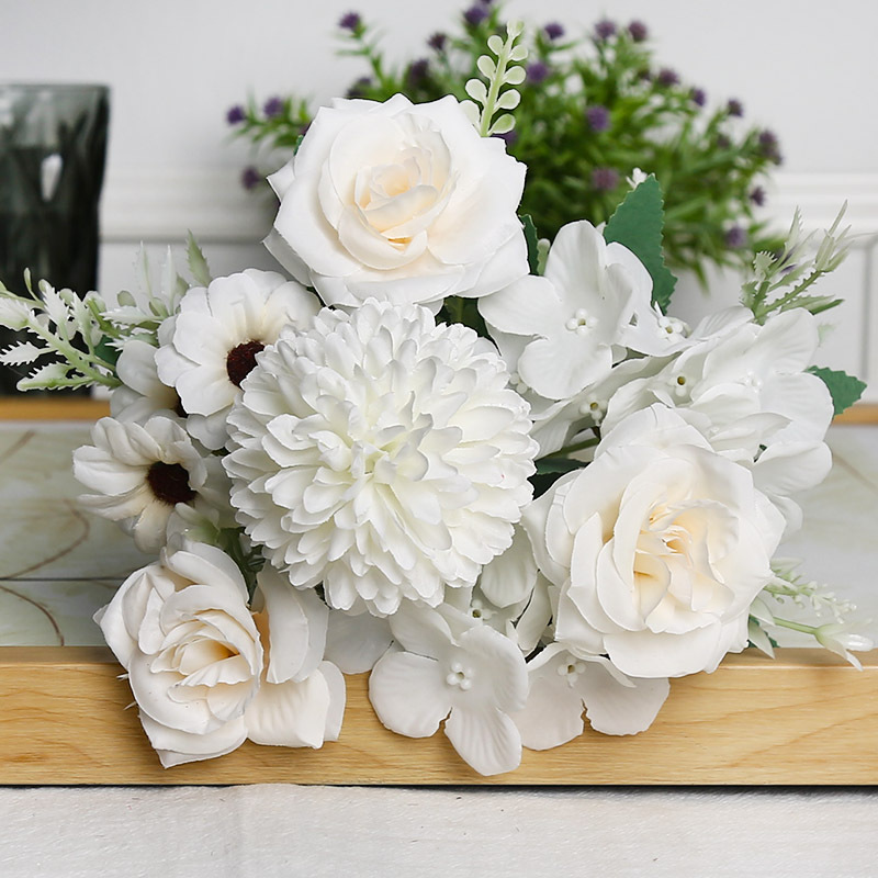 화이트 혼 로즈 조합