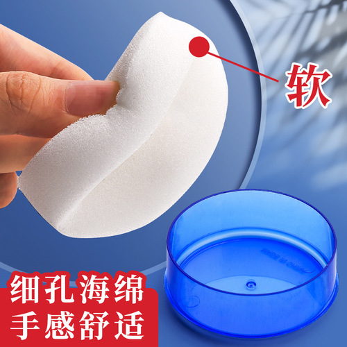 Wet hand device to count money, sponge cylinder, bank accountant, dip box, dip box, count paper, count money artifact, money counting wax point