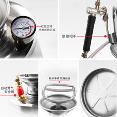 Stainless steel sprayer spray bottle agricultural sprayer pneumatic high pressure small pesticide barrel spray bottle