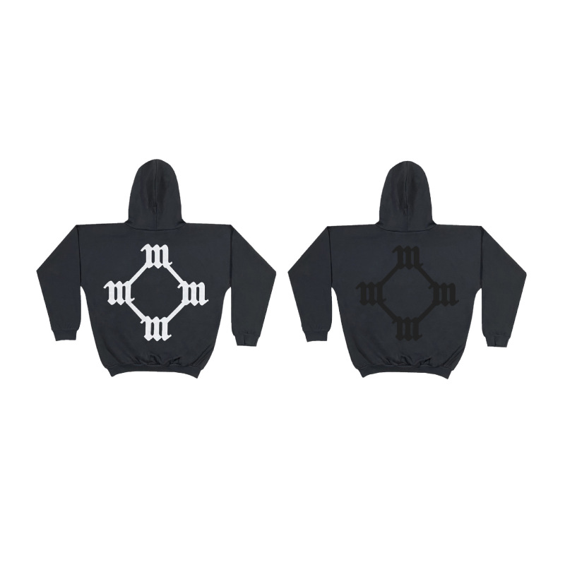 Kanye Kanye YEEZY X GOSHA Joint The Love Loose Hooded One-piece Cut Sweatshirt Men Kanye Kanye YEEZY X GOSHA Joint The Love Loose Hooded One-piece Cut Sweatshirt Men