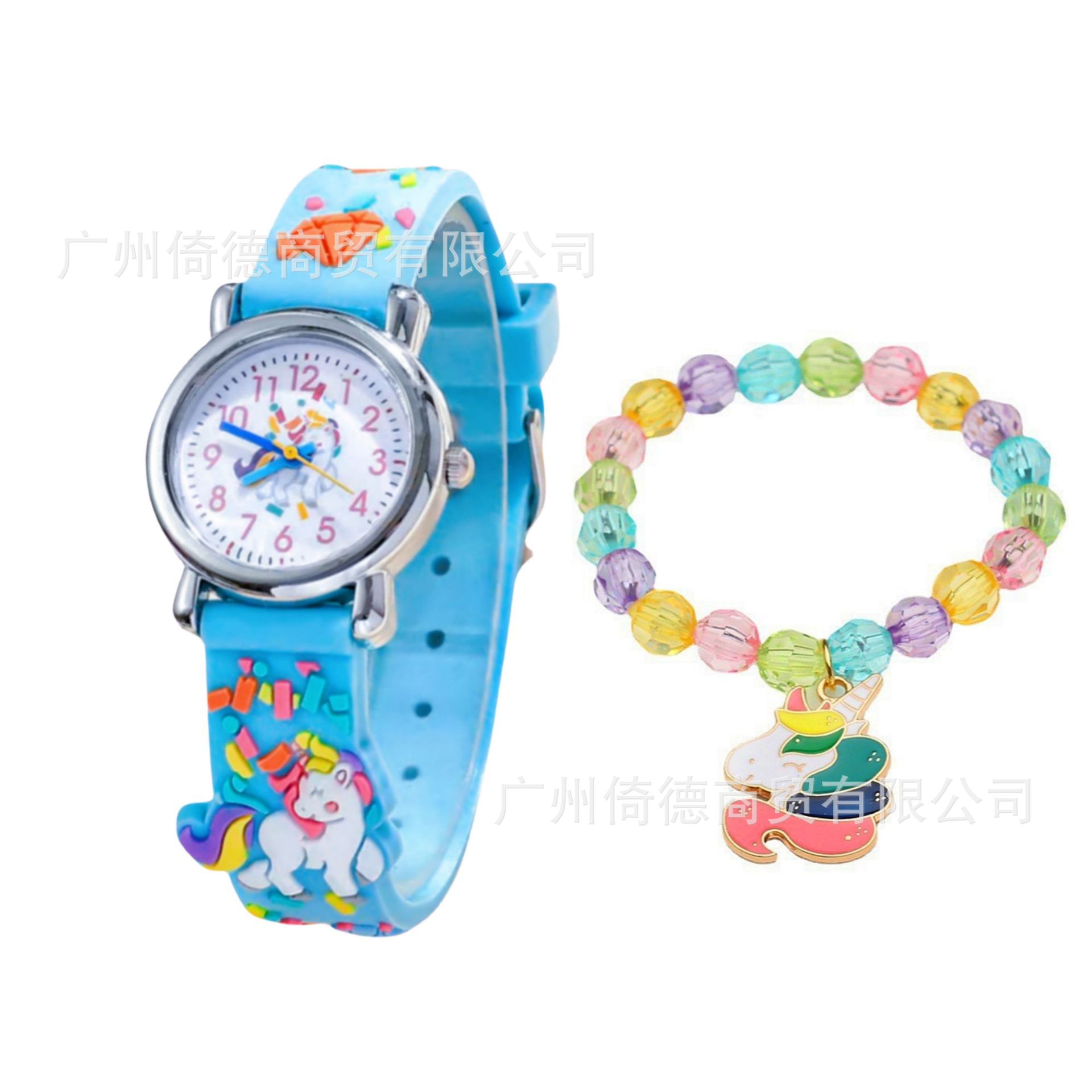 3D 부티크 다이아몬드 꽃 (블루 시계 크리스탈 체인 1 상자)