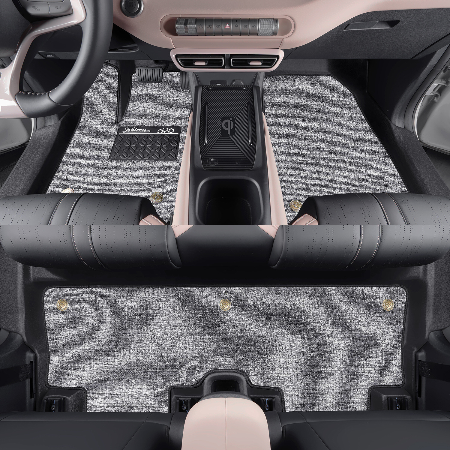 Aplicable para BYD gaviota almohadilla de pie completo envolvente especial accesorios de modificación de interiores decoración de automóviles almohadilla de piso TPE