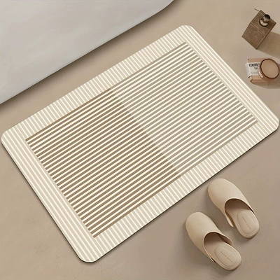 Minimalist High-End Bathroom Anti-Stain Non-Slip, Avtomobil döşəmə paspasları - high-end-floor-mat-21-4060cm-new-style-diatom-mud
