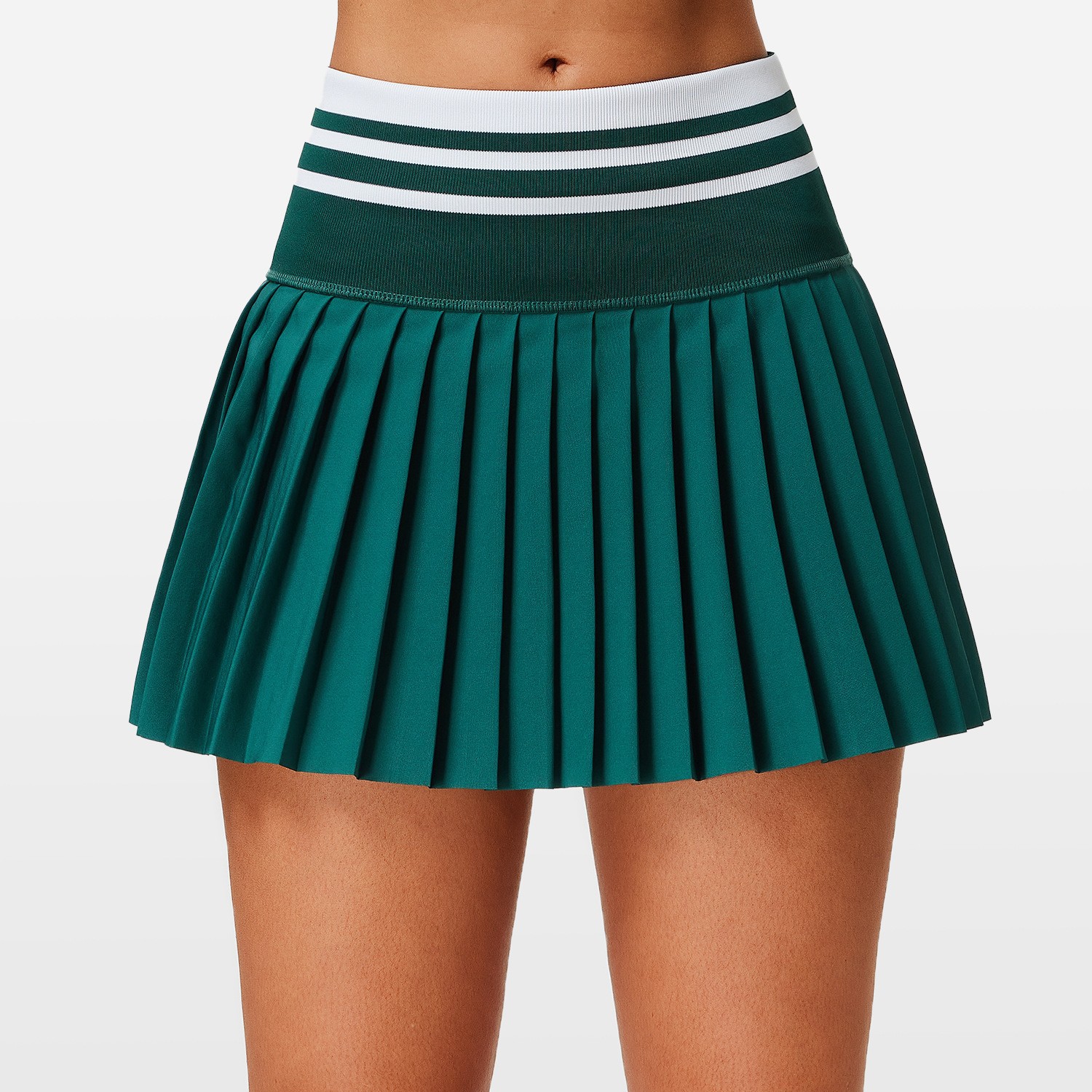 Nueva falda de tenis de golf transfronteriza, bolsillo, falda de fitness de bádminton antiiluminación, traje de ropa de tenis para correr al aire libre
