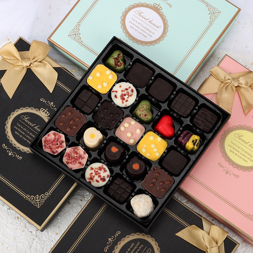 Chocolate packaging box 520 gift box empty box handmade Christmas birthday gift box heaven and earth cover