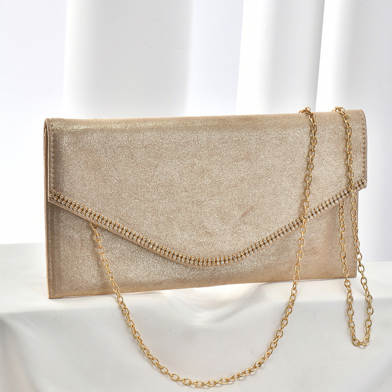 Simple High-end Glitter Dinner Gift Bag All-in-One Party Dinner Wedding Women Clutch Bag