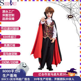 万圣节服饰服装 节日派对表演服 恐怖cosplay吸血鬼装扮服