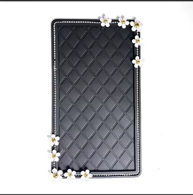 of Silicone Material, Anti-slip mat - 26mm-square-chrysanthemum-mat