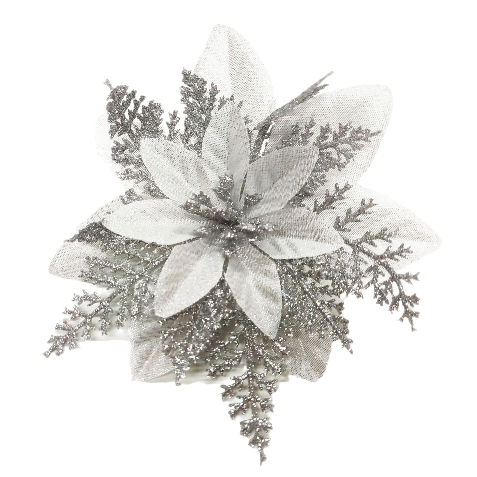 Adornos navideños con polvo dorado – accesorios brillantes para árbol de Navidad y decoración festiva