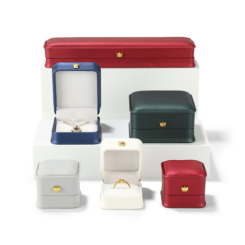Crown Round Waistband Ring Box Jewelry Box Bracelet Accessory Box Necklace Chain Pendant Storage Box