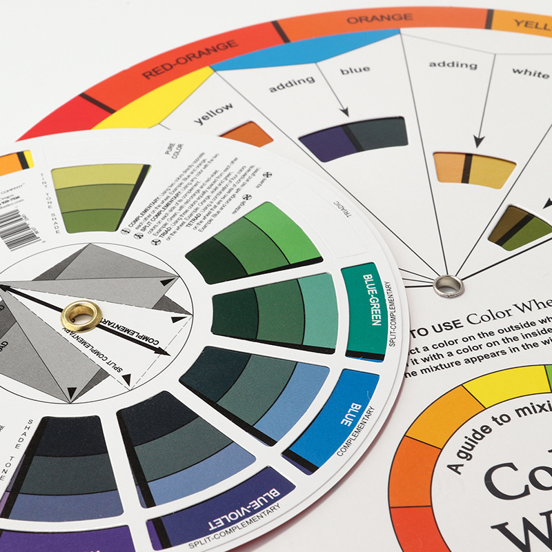 Yahao tattoo color card, tattoo pigment color matching wheel, manicure color spectrum card, eyebrow tattoo embroidery color card, cross-border