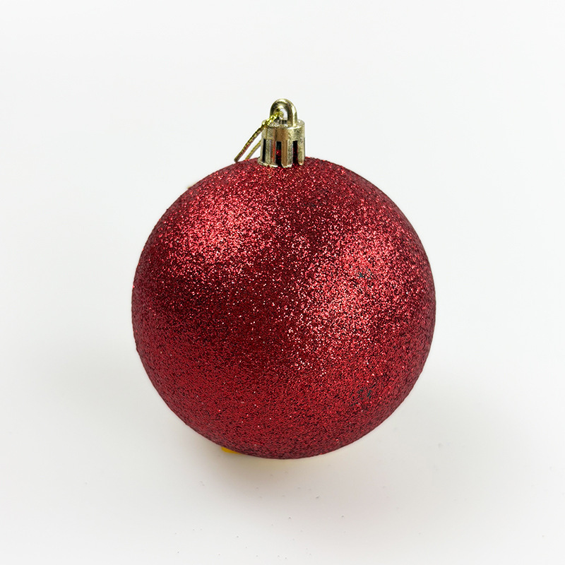 メーカー直販ばら積クリスマスボール4/6/8/10cmクリスマスツリー吊り下げボール飾りプラスチックメッキボール|undefined