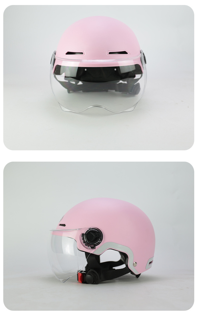 New National Standard Sunshade Protection Electric Vehicle Helmet High Density Eps Buffer Pp Shell Layer Electric Vehicle Adult 3C Helmet