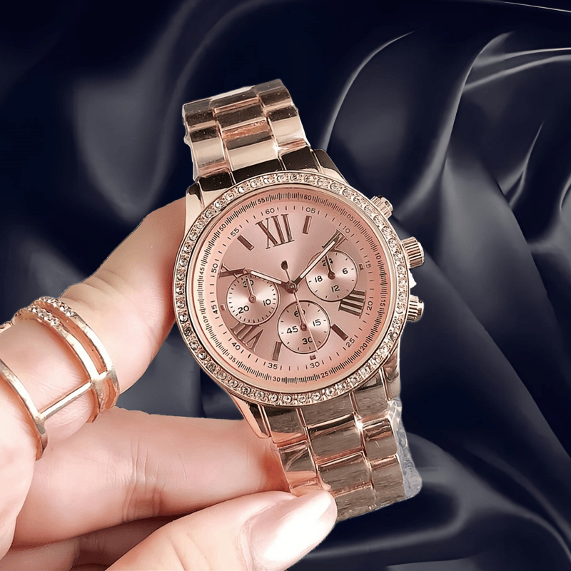 New High-Looking Couple Watches for Women and Men, Three-Eye Watches, Sports Style, Simple and Fashionable Student Trendy Korean Version Watches