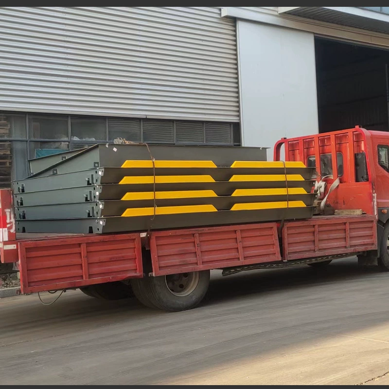 Пример установки 2023 года 16-метровая сверхнизкая цифровая площадка для грузовых автомобилей Завод 100 тонн электронных фунтов долговечности