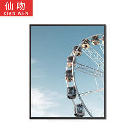 厂家直销风格现代摩天轮钻石画客厅装饰挂画
