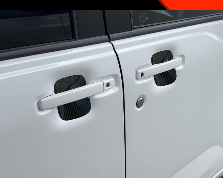 Suitable for Nissan 26 Roox Modified Exterior Door Handle Door Bowl Anti-Scratch Decorative Bright Strip Patch Automotive Supplies