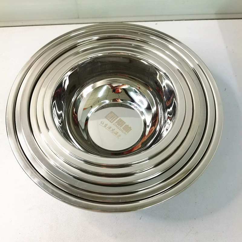 Оптовый таз для супа из нержавеющей стали в европейском стиле, бытовой утолщенный кухонный таз большой емкости, таз для маринованной рыбы, пищевой