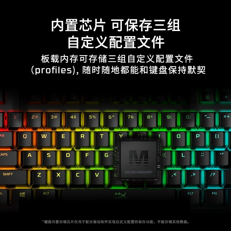 HYPERX Aloy Origin 104-клавишная проводная киберспортивная механическая клавиатура, версия PBT для игр