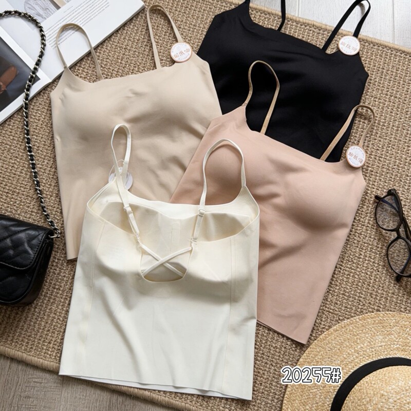 Nude Feeling at Its Peak! Ice-Silk Foundation-Like Camisole with Seamless Invisible Straps That Feels Like You'Re Not Wearing Anything 20255 Nude Feeling at Its Peak! Ice-Silk Foundation-Like Camisole with Seamless Invisible Straps That Feels Like You'Re Not Wearing Anything 20255