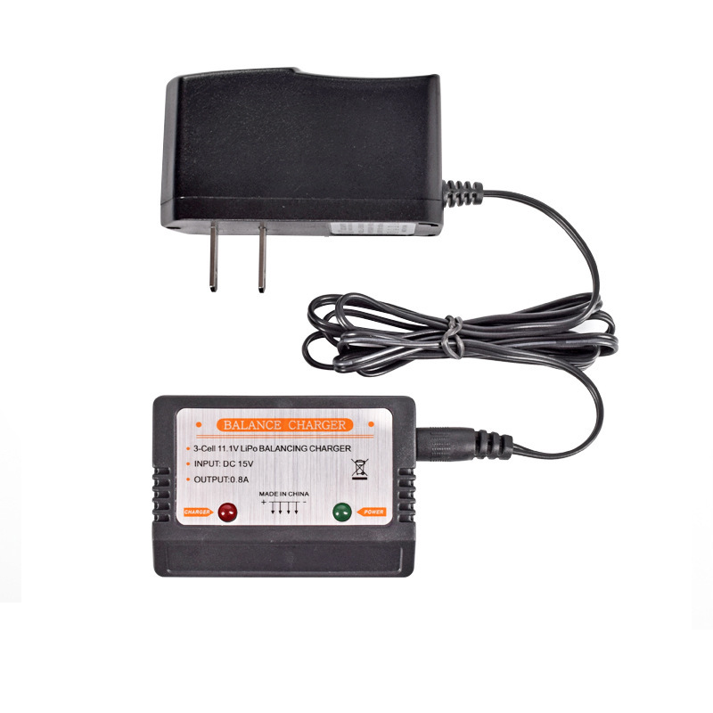 11.1V 800mA XH-4P锂电池平衡充电器盒3S 遥控飞机电动玩具软弹枪