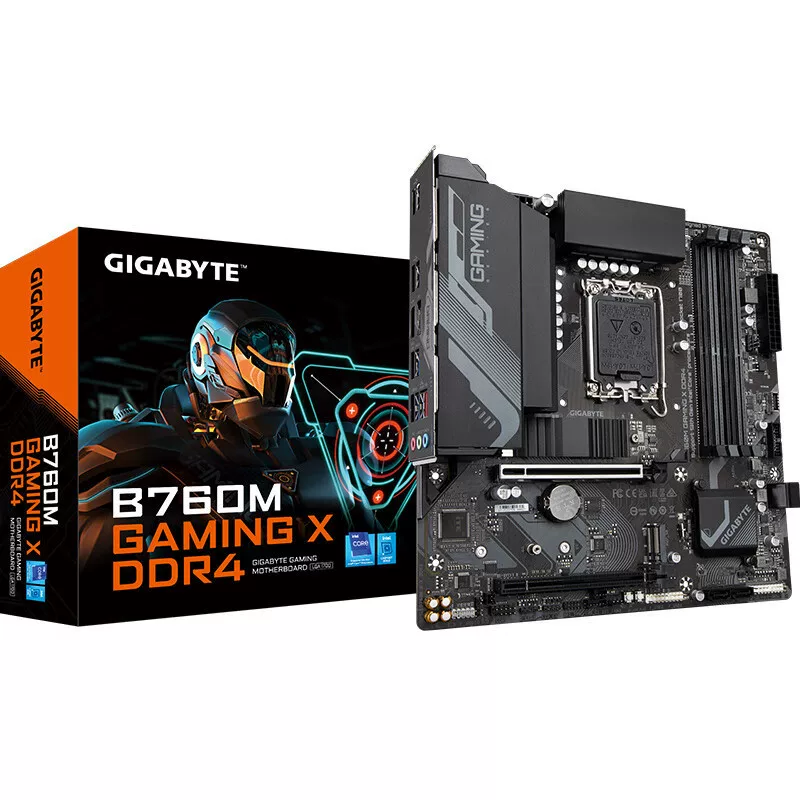Плата Gigabyte B760M Gaming X DDR4, материнская плата для компьютера, 13-е поколение CPU i5 13400F 13600K