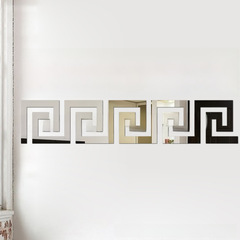 10cm回形組合腰線鏡子鏡面牆貼帶背膠自粘自產自銷可做其他尺寸