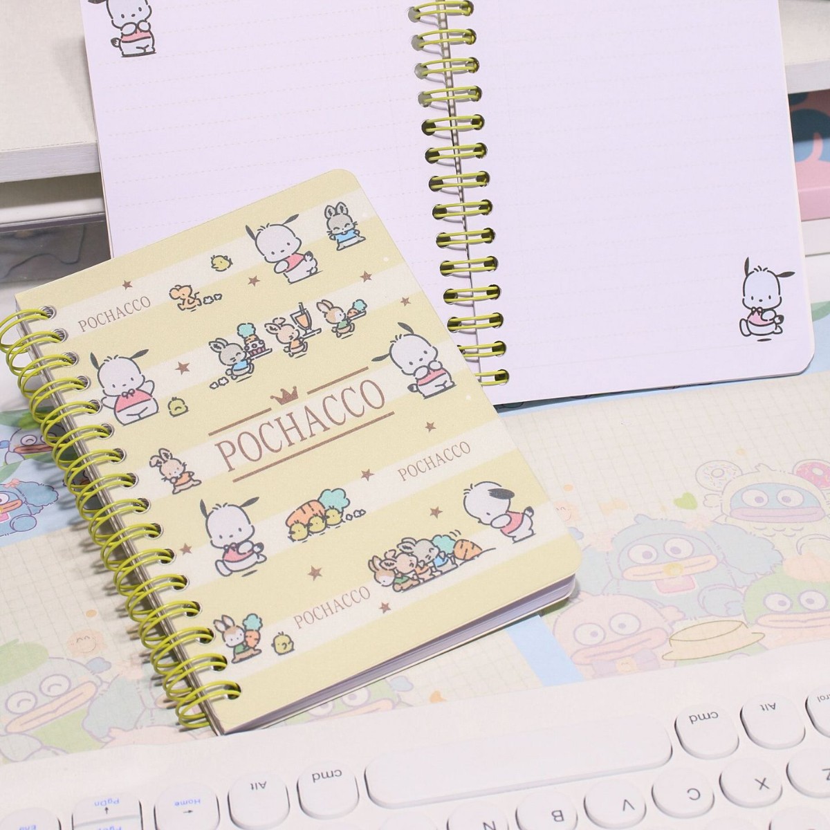 Cuaderno de estilo de anime A6 Libro de bobina Xiaoyugui Libro de diario Libro de páginas en color Estudiante de escuela primaria Chica linda