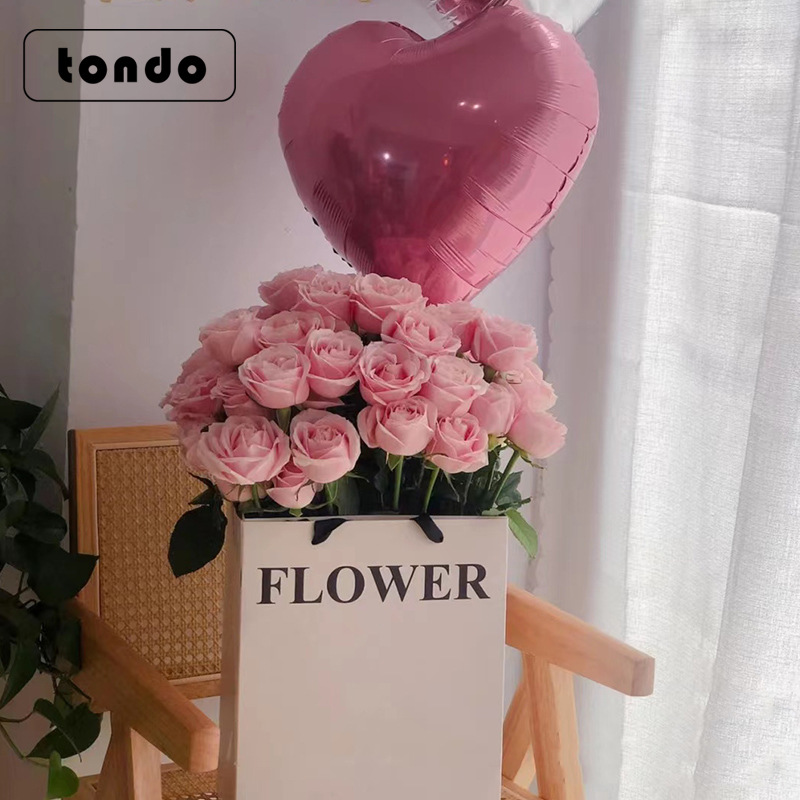 Tangde bolsas personalizadas Qixi día de San Valentín regalos de flores bolsas ins materiales de embalaje de bolsas de regalo