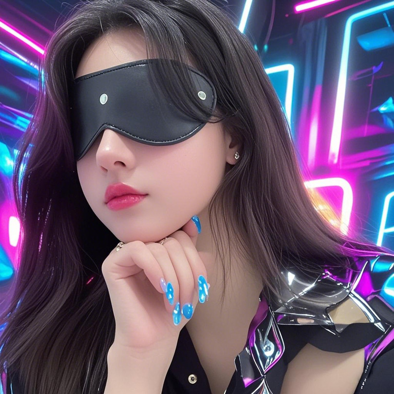 Jiuai Cross-Border Leather Sm Fox Eye Mask Dance Party Role-Playing Couple Game Mask Pu Sexy Mask Wholesale