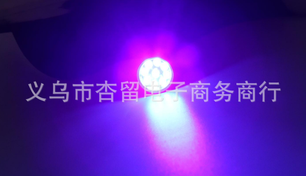9LED Purple Light 395 UV Flashlight Banknote Verification Mini Nine Light UV Curing Mask Fluorescent Agent Test Light