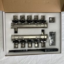 加厚全铜大口径分水器大流量地热分水器地暖配件大全1寸*20一体