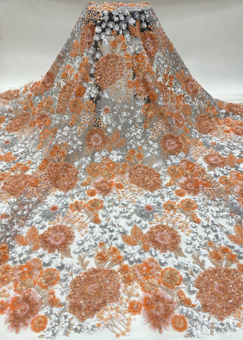 흰색 배경에 3 # 오렌지 살구색 실버 흰색 분말