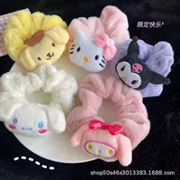 INS стиль Sanrio Yugui кольцо для волос собаки осень и зима плюшевые куломи подруга пуховик девушка сердце студент аксессуары для волос