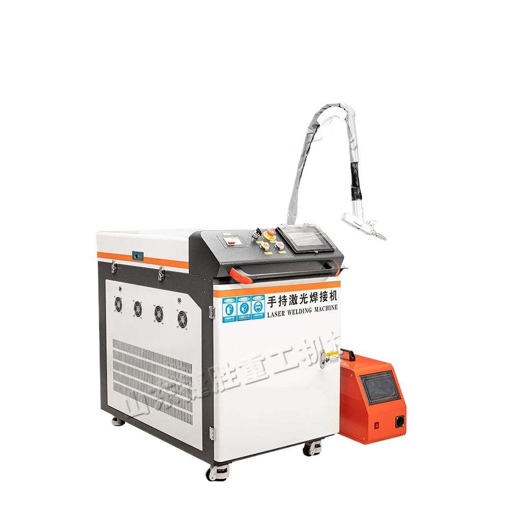 Máquina de soldadura láser de mano metal de aleación de aluminio fundición equipo de soldadura pequeña máquina de soldadura por puntos de placa de acero redonda