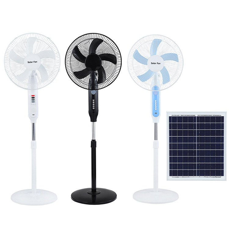 Solar fans, floor-standing fans, outdoor portable DC 12-inch and 16-inch manufacturers for sale pic 4