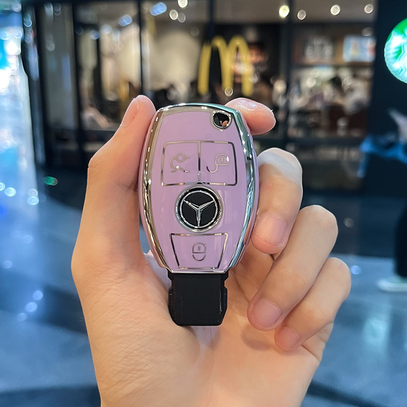 Mercedes V-Class Key Cover Vito Protective Case Cla Diamond Style S-Class Glc Car E-Class C-Class Key Holder Cls Premium Case