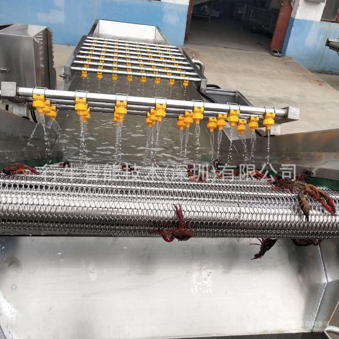 水果蔬菜清洗机 果蔬气泡清洗机器 翻浪喷淋洗果设备