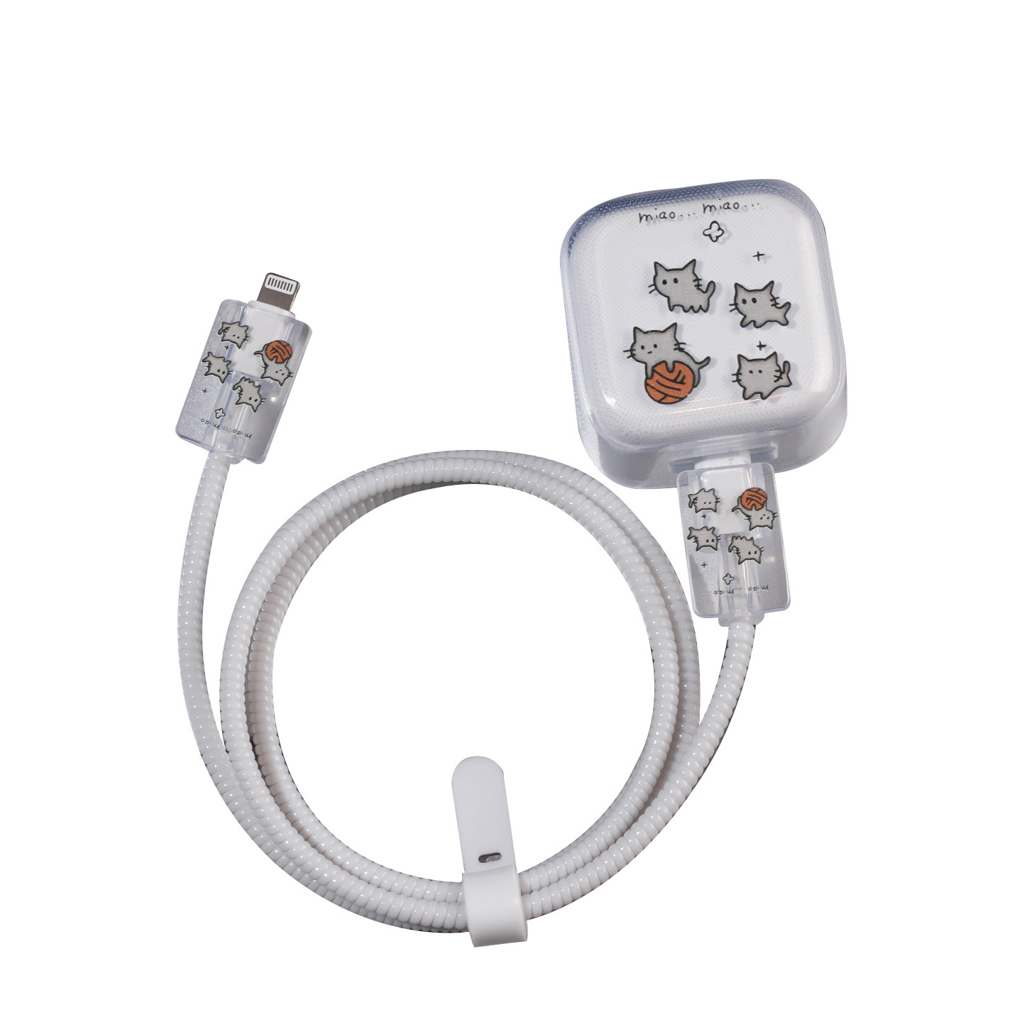 Aplicable a Apple 40W cargador iPhone17 cable de datos protector de cable protector anti-ruptura cubierta de cable image 6