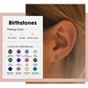 Earrings Simple New Products December Cosmetic earrings Color Diamond Earrings Gold Stainless Steel earrings