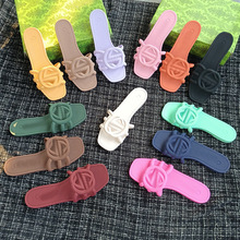 G家拖鞋女一字拖双GG扣凉鞋跨境外贸工厂批发古家凉拖鞋slippers