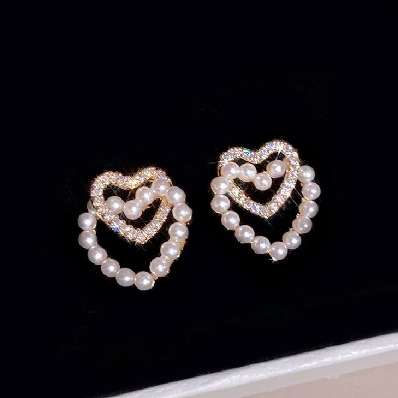 Модные универсальные серьги из жемчуга, стиль Chanel, интернет-знаменитость