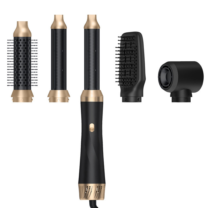Amazon ベストセラー ヘアドライヤー 自動ヘアアイロン ストレートヘアアイロン 多機能ヘアドライヤー 5 イン 1 熱風コーム セット|undefined