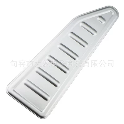 pedal, Dekorativ pedal başlıqları - 1-piece-set-rest-pedal-silver