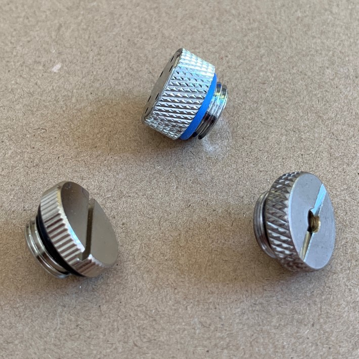 电脑水冷密封堵头水泵水箱泄压阀带密封圈自动排气泄气阀2分螺纹