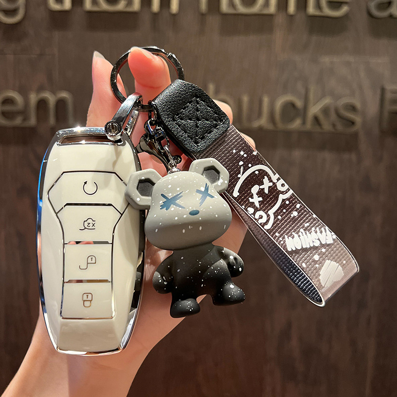 Dedicated 2022 models of BYD Dolphin key case Han Song plus Tang dmi Qin pro yuan e2 female car shell buckle bag mx