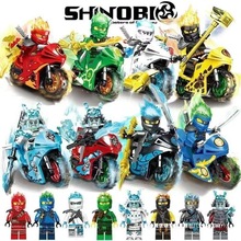 幻影忍者黄金劳埃德妮兼容乐高炫酷摩托拼装积木人仔男孩玩具礼物