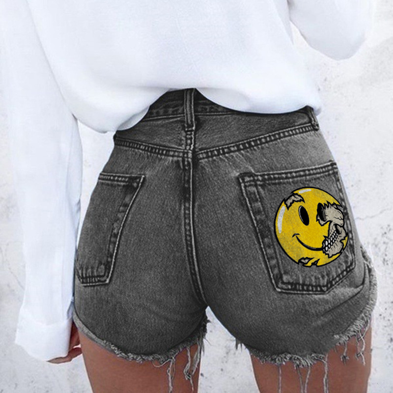 2165 * Europe and the United States cross-border sexy mini denim shorts foreign trade independent station