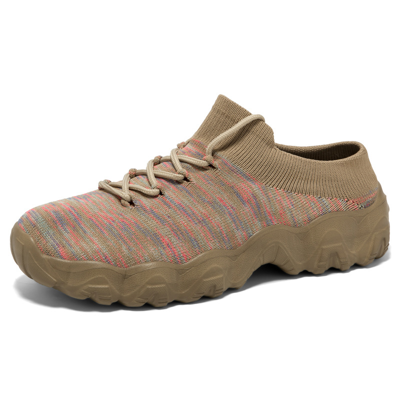 Summer Cross-border Large-size Versatile Fly-knit Breathable Lightweight Sports Casual Couples Outdoor Walking_vogvips.com