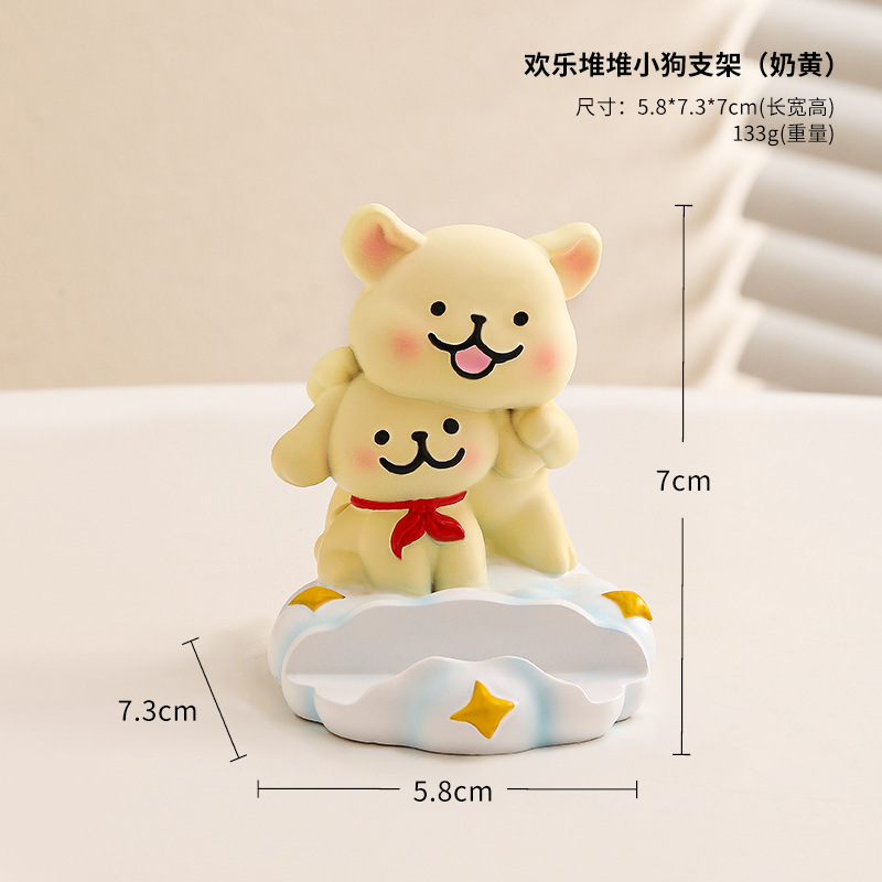 Soporte para teléfono móvil rana linda estación de oficina creativa cosas buenas decoraciones de escritorio regalos de cumpleaños niñas